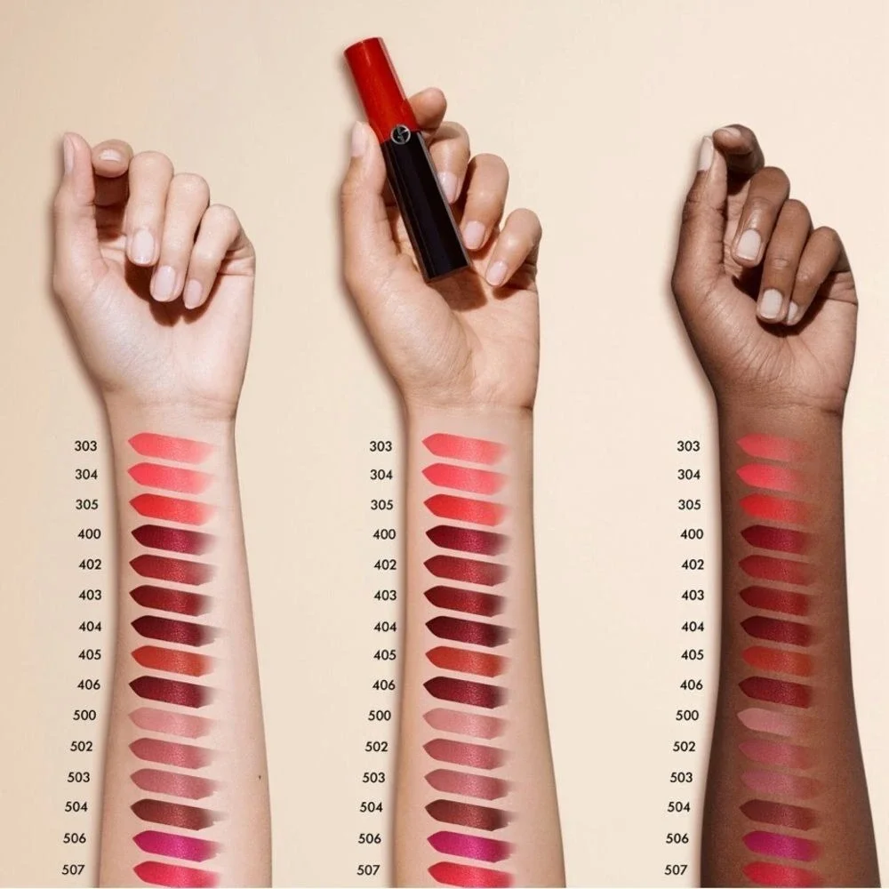Giorgio Armani lip power‎ long lasting lipstick bundle
